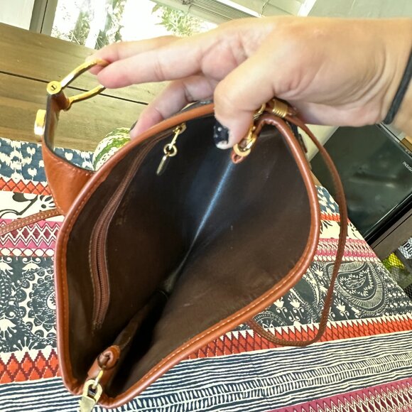 Bally Brown Leather and PVC Crossbody, Vintage, EUC - Picture 13 of 14